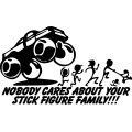 4x4 Stick Figure Family