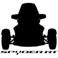 Can-Am Spyder RT Silhouette Decal Picture