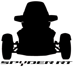 Can-Am Spyder RT Silhouette Decal Picture
